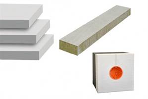 Izolacijske ploče - mineralna vuna protupožarna - montažni elementi