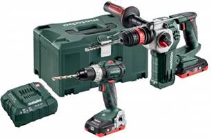 =81= Baterijska bušilica - kombi-čekić METABO Combo Set KHA 18 LTX 18V 4,0Ah s LiHD-baterijama, kofer, Z685139000