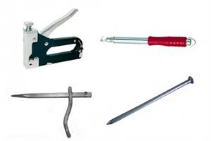 Klamerice - dril aparat - klinovi za gips - čavli + žica