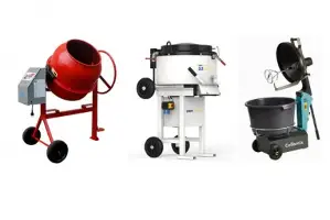 Miješalice s izvrtnim bubnjem - rotacione miješalice - silne miješalice