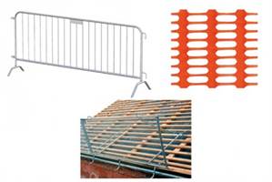 Zaštitne ograde + signalizacijska ograda - zaštitna ograda + rešetka