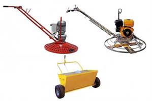 Stroj za gletanje - krilne gladilice - posipač kvarcnog pijeska