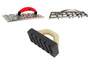 Strugači, rešetkasti gleteri, kutne rape + Edelputz strugači