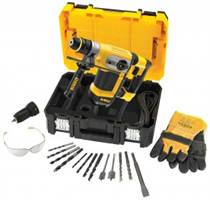 Kombinirani čekić DEWALT® D25417KT 1000W SDS-Plus s naočalama, rukavicama, T STAK-kutija I, ZD25417KT-QS