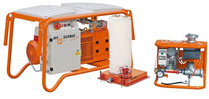 PFT SILOMAT TRANS PLUS DF Q 105 5,5kW s usisnom haubom i priborom, Z00238164SET
