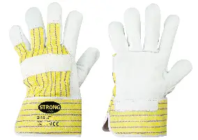 Radne rukavice AGRA kožne 1,2mm gumeni obod, EN 388, vel.10,5, Z0155