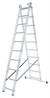 Ljestve višenamjenske Alu KRAUSE® CORDA® 3x10 gazišta 2,80-6,15m, 16,0kg, Z033406