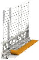 Priključni profil 3D Mini 10mm WDVS mrežica i brtva 2,4m/štg 25štg/kart 40kart/pal, Z1124LO