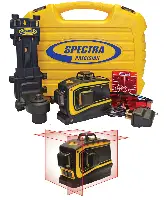 =81= Linijski laser SPECTRA LT56 3-razine s punjačem, ciljnom metom, naočalama u kovčegu, Z120056