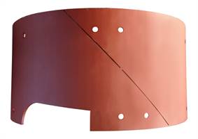 V-lim s izlazom dijeljen sprijeda 6mm HARDOX 265l nova izvedba, Z1401011006