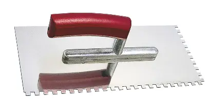 Gleter 280x130x0,7mm E6 RF nazubljeni - savijena ručka, 33kom/karton, Z1701806