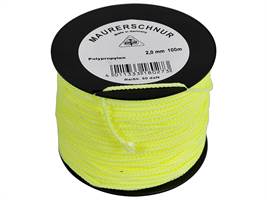 Zidarski konac PP žuti 2mm 100m/rola 6kom/pak, Z18022