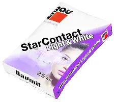 BAUMIT STARCONTACT LIGHT + WHITE bijelo ljepilo za lijepljenje i armiranje 25kg/vr 54vr/pal, Z26148