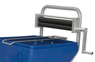 Preša za istiskivanje materijala u vrećama za servis lijevka, Z289587