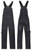 Keramičarske hlače s naramenicama, sive, vel. 52, Z31112152