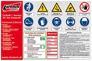 Znak upozorenja "Pravila gradilišta" 660x1000x1,5mm slikovni prikaz, Z3274NLO