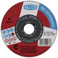 Rezna ploča čelik "super tanka" 41, 125x1,0x22,23mm ravna A60R-BFB INOX TYROLIT, Z34332869