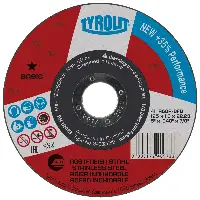 Rezna ploča čelik "super tanka" 41, 125x1,0x22,23mm ravna A60R-BFB INOX TYROLIT, Z34332869