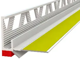 Letvica za žbukanje i zaštitu 6mm,unutarnja CRVENA, DL,flex., ES, 2,5m/štg 40štg/kart 42kart/pal, Z3761250LO