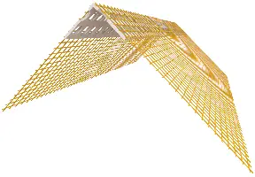 PVC kutnik s WDVS mrežicom orange 10x15cm 2,50m/štg bunt=250m 20kart/pal, Z4041OR