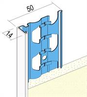 Završni profil 1223 14mm 3,0m/štg, 25štg/bunt, 49bunt/pal, Z41223300