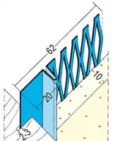 Početni profil 1306 10mm, 3,0m/štg, 15štg/bunt, 47bunt/pal, Z41306300