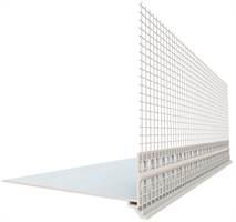 Sokl/priključni profil PVC 100mm 2,0m/štg 10štg/kart 30kart/pal, Z4210000014