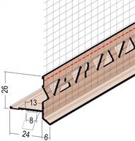 Priključni profil 37428 na kutijama za rolete s mrežicom 2,50m/štg 25štg/bunt 13bunt/pal, Z437428250