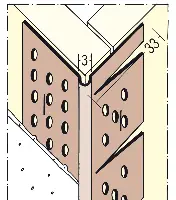 Kutni profil PVC 3767 3m/štanga, 20štangi/karton 182kart/pal, Z43767300