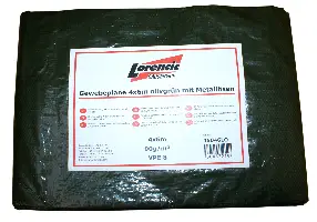 Mrežasta pokrivka 8x10m, maslinastozelena s metalnim ušicama 3kom/pak, Z450810LO