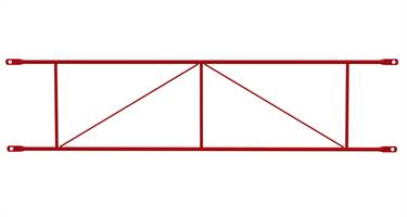 Dupla ograda 1,25m lakirana, Z481300