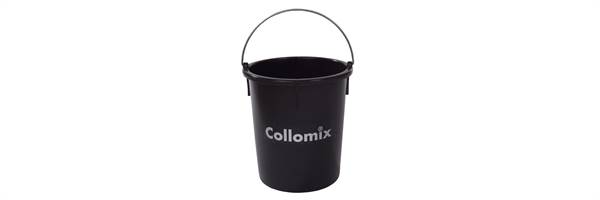 Kanta za mort 30 litara s metalnom ručkom, crna, od kvalitetnog PE, Z60173