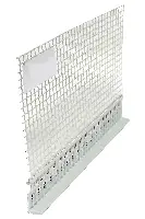 Završni profil WDVS, PVC s mrežicom 2,5m/štanga, 10mm debljina žbuke, 25štangi/karton, 109kartona/paleta, Z6411250