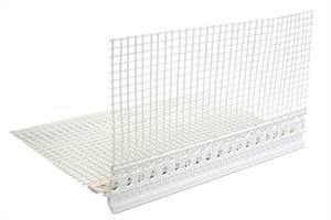 Okapni profil PVC s WDVS mrežicom 10x15cm 2,5m/štanga, 25štangi/karton, 48karton/paleta, Z6485302LO