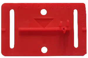 Pločica za izmjere RS21R crvena samoljepljiva s kistom, 200kom/paket, Z700021RS