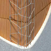 Widra APR za zaobljene uglove 2,95m/štanga, pocinčani, 40štangi/karton, 20karton/paleta, Z7016