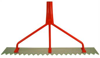 Letva za ravnanje betona alu 60cm, nazubljena, bez drške, Z90113