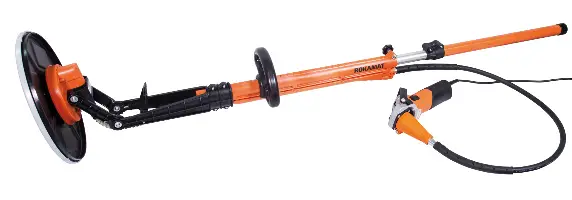 Gladilica za beton i estrih ROKAMAT SKATE s osnovnim tanjurem, 2 ploče za struganje, kofer, Z93000