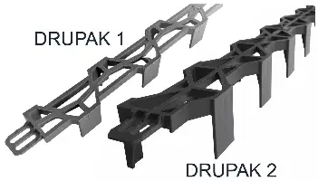 Držač razmaka DRUPAK 1 30mm bez PVC 2m/štg, utaknut, 100m/bunt, 54bunt/pal, ZDPF30200