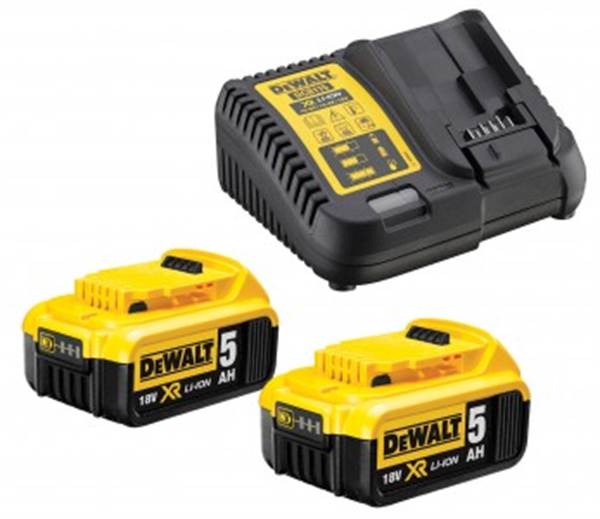 =80= AkuPlus set DEWALT® DCB115P2, 2x18V 5,0Ah baterije i punjač, ZDCB115P2-QW