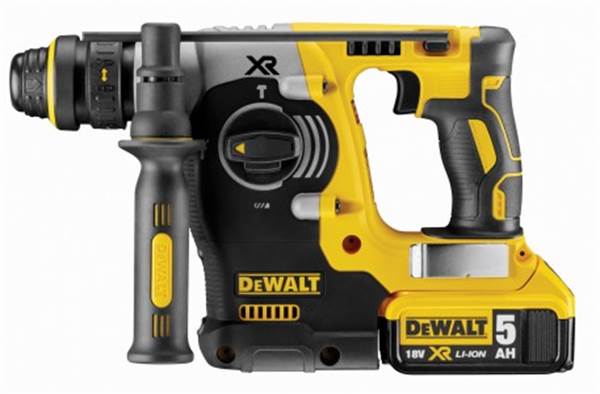 =81= Baterijski kombinirani čekić DEWALT® DCH274P2T 18V 5,0Ah Li-Ion SDS-Plus 24mm, bez četkica, ZDCH274P2T-QW