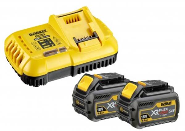 =80= Aku-set DEWALT® DCB118T2 2x54V FLEXVOLT 6,0Ah baterije i brzi punjač, ZDCB118T2-QW1