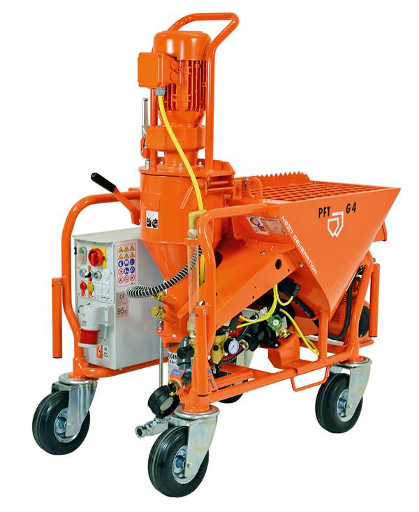 Stroj za žbukanje PFT G4 SMART 6,05kW 400V s pumpom za podizanje pritiska, Z00257359