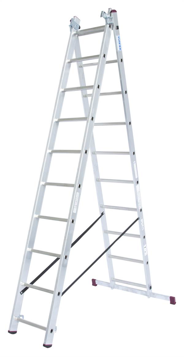 Ljestve višenamjenske Alu KRAUSE® CORDA® 3x10 gazišta 2,80-6,15m, 16,0kg, Z033406