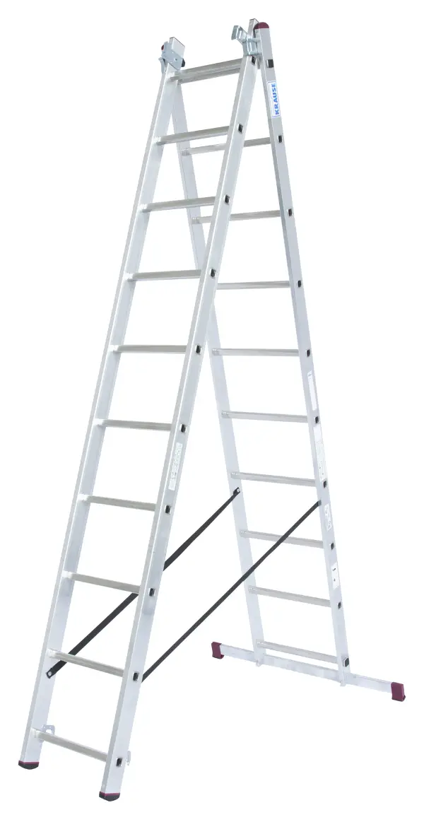 Ljestve višenamjenske Alu KRAUSE® CORDA® 3x10 gazišta 2,80-6,15m, 16,0kg, Z033406