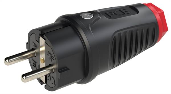 Šuko utikač TAURUS 2 gumeni 250V IP54 30kom/pak, Z0512-SR