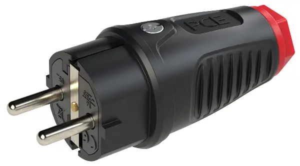 Šuko utikač TAURUS 2 gumeni 250V IP54 30kom/pak, Z0512-SR