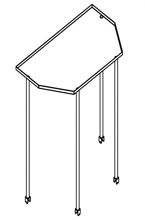 Krov za silos za beton 1016 PAM, Z101620