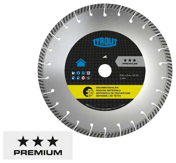 Dia rezna ploča C3R 230x2,4x22,2mm Dachdecker TYROLIT, Z103283