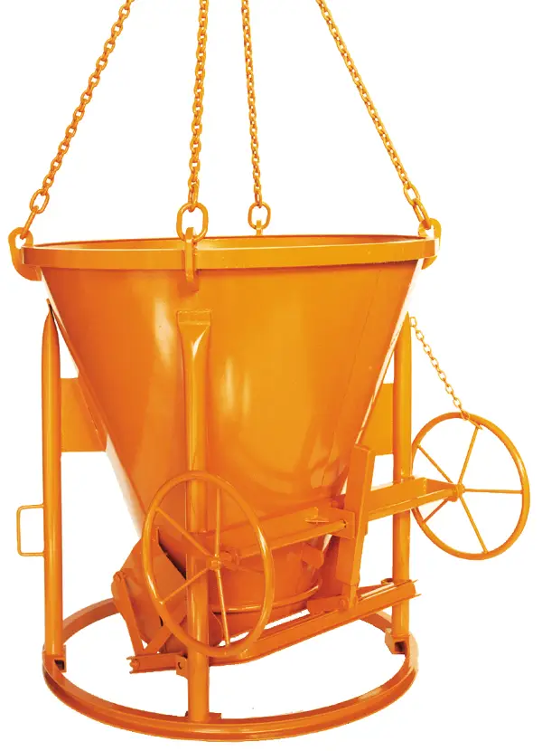 Silos za beton 1011.10H, 750l konični oblik s okretnim kolom, Z1060000H